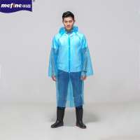 Outdoor Riding Travel Drifting Essential Adult Durable Yellow Waterproof Poncho Disposable Raincoat